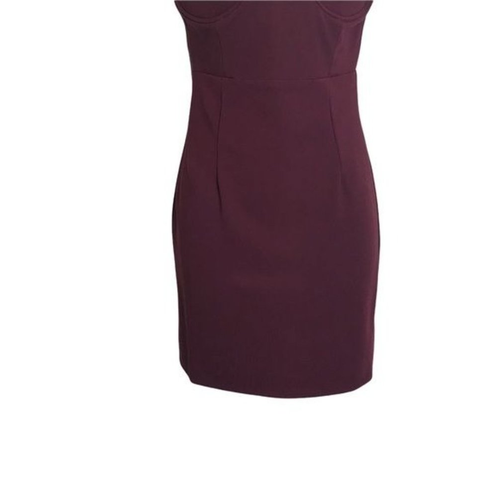 Lulu's Maroon Spaghetti Strap Bodycon Dress Size XS - Picture 3 of 6